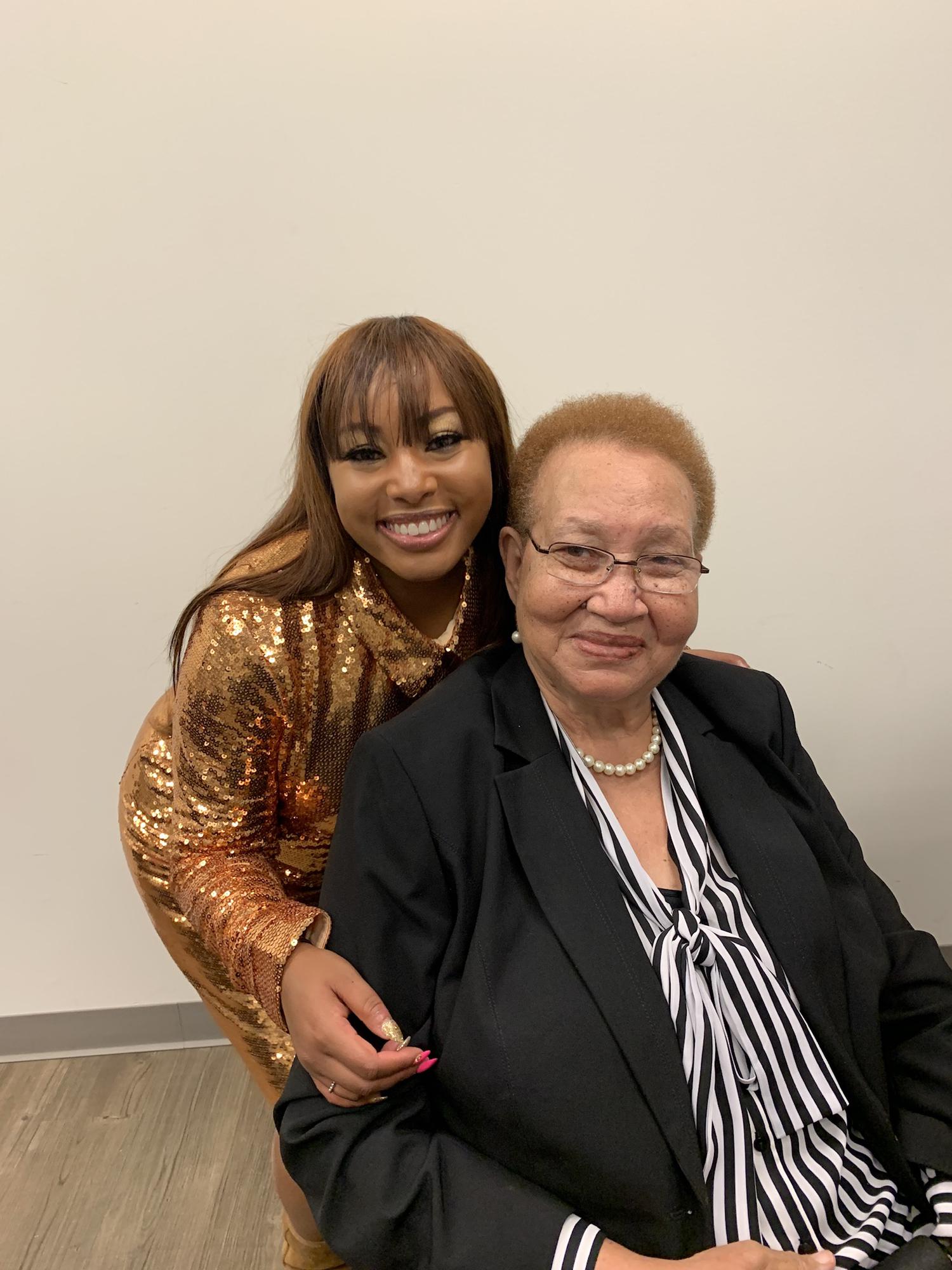 My sweet Granny is always down for a celebration.