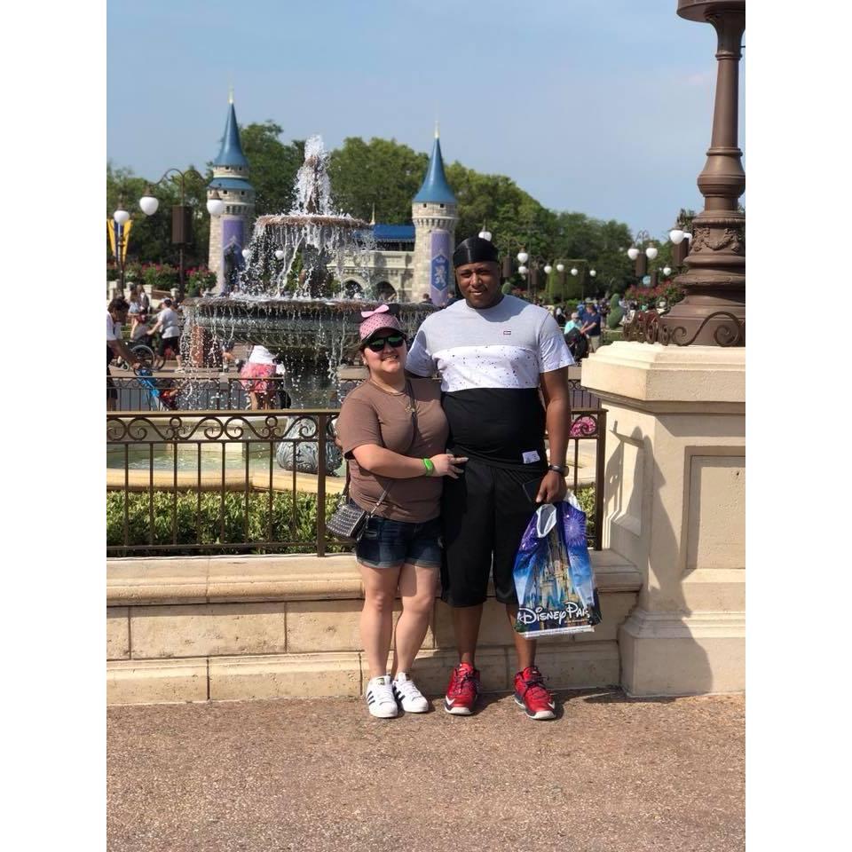 First time he made my dreams come true! We went to Disneyworld!