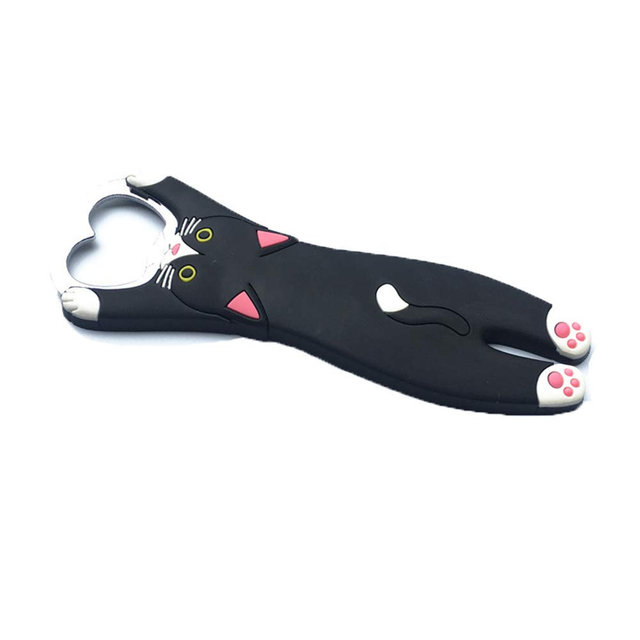 SHFICDJ Animal Cat shape Bottle Opener,Refrigerator Magnet Beer Bottle Openers,Creative kitchen supplies gift bottle opener.