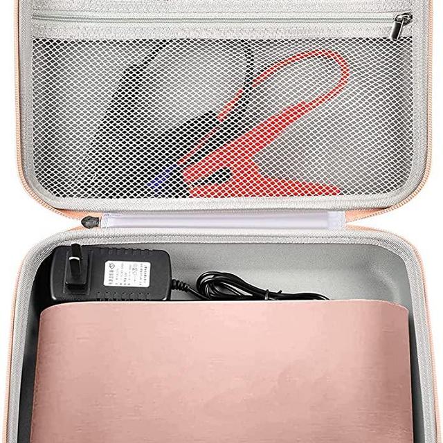 Case Compatible with Halo Bolt Air 58830 Mwh/ Air+ 55500 mWh/for ACDC Max Emergency Power Kit Car Jump Starter with Tire Pump. Car Charger Power Bank Holder for Battery Jump Starters -Pink (Box Only)