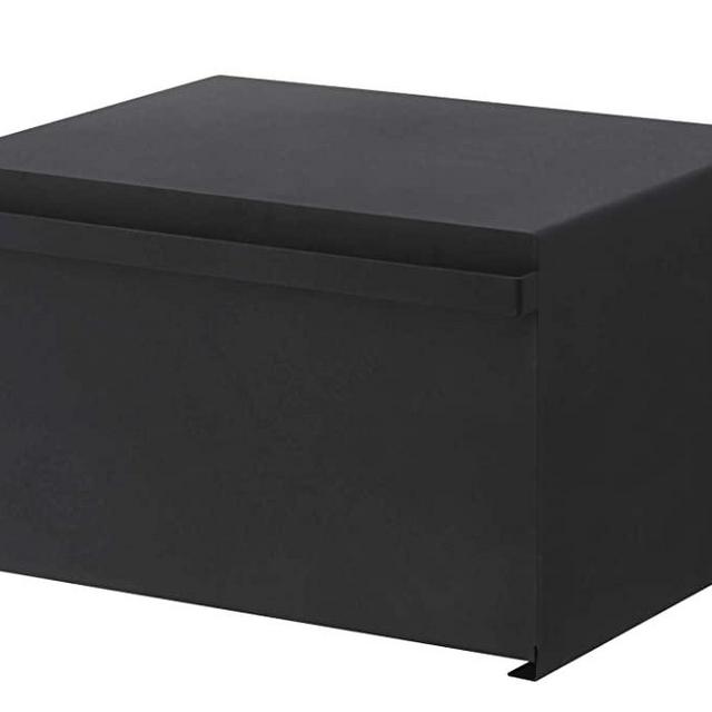 Yamazaki Home Tower bread boxes, One Size, Black