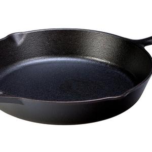 Lodge Seasoned Cast Iron Skillet - 12 Inch Ergonomic Frying Pan with Assist Handle