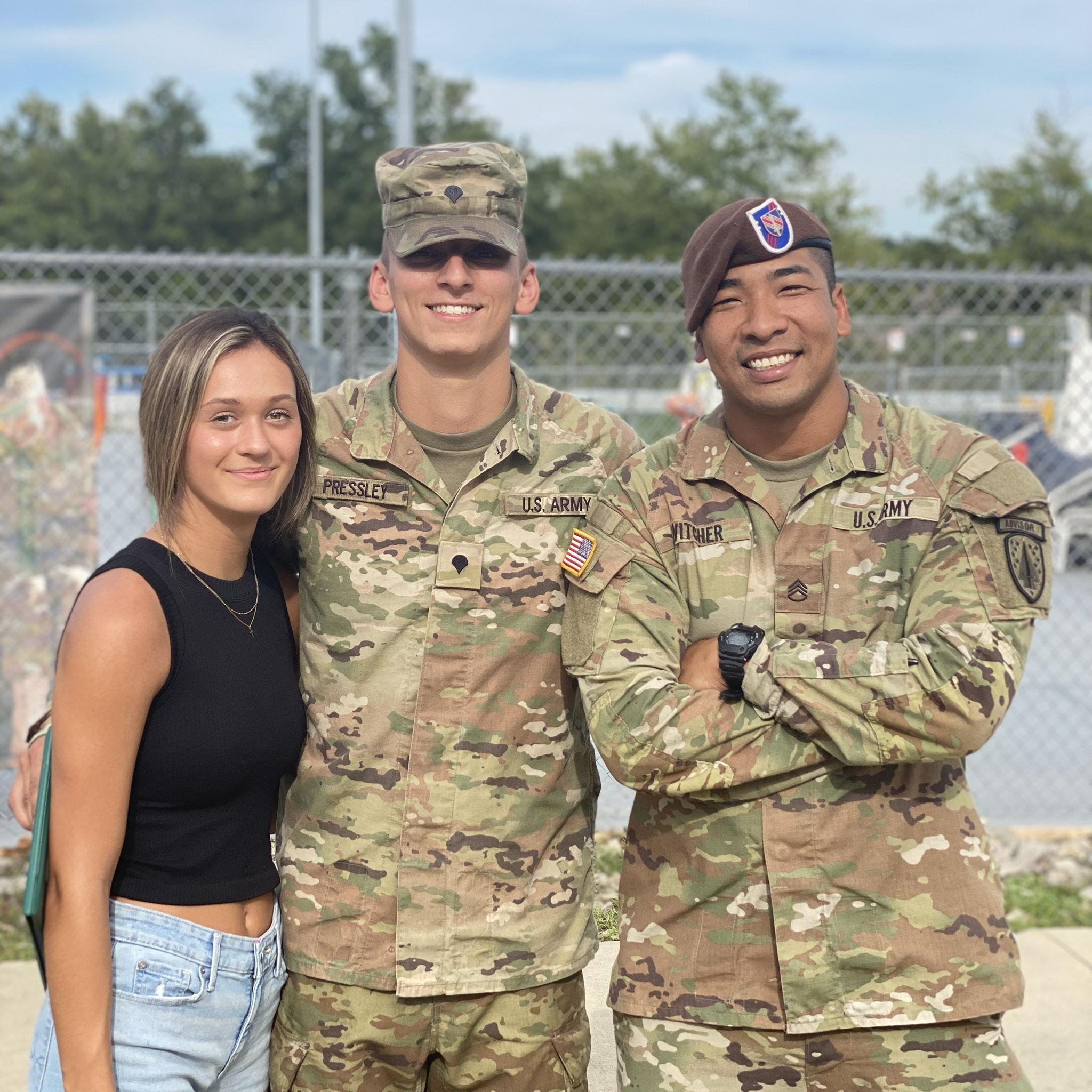 Kyle's first promotion ceremony! 2022