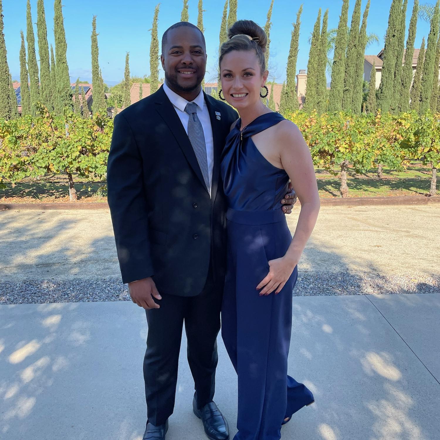 Jill and Johnathon’s wedding in CA