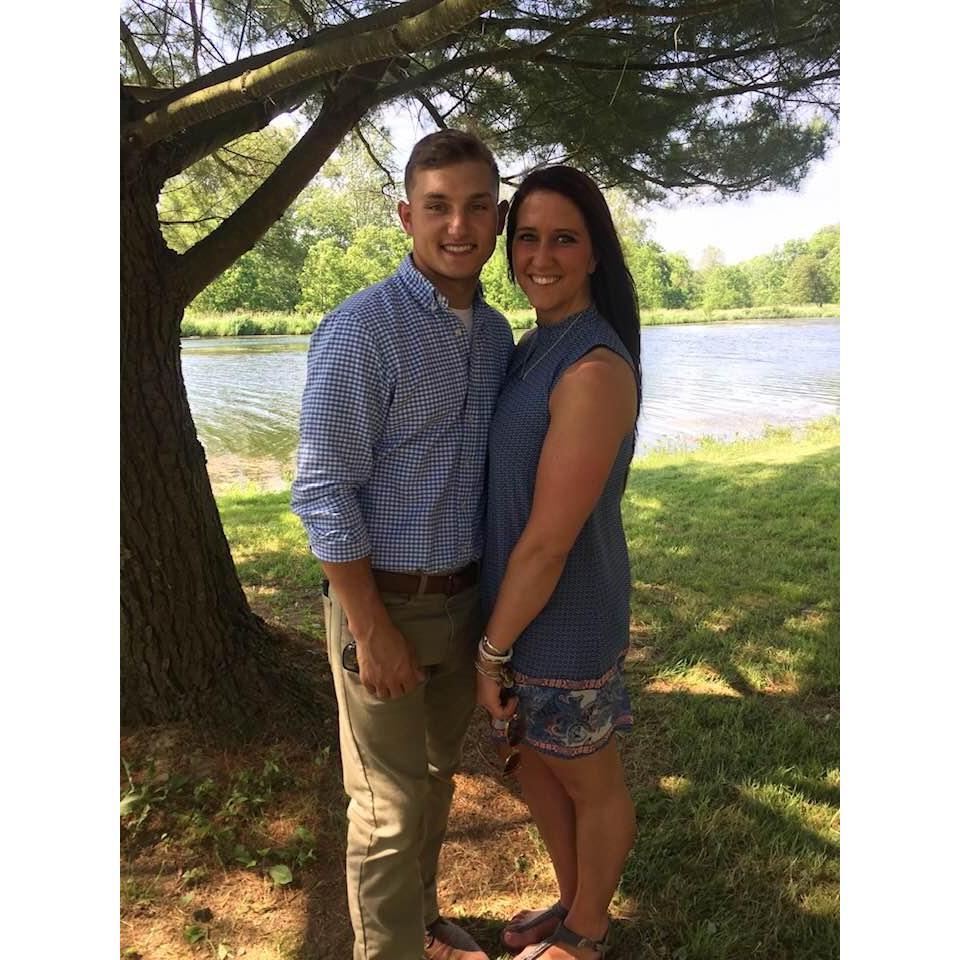 My hot date for Michael and Ericka's wedding ceremony!