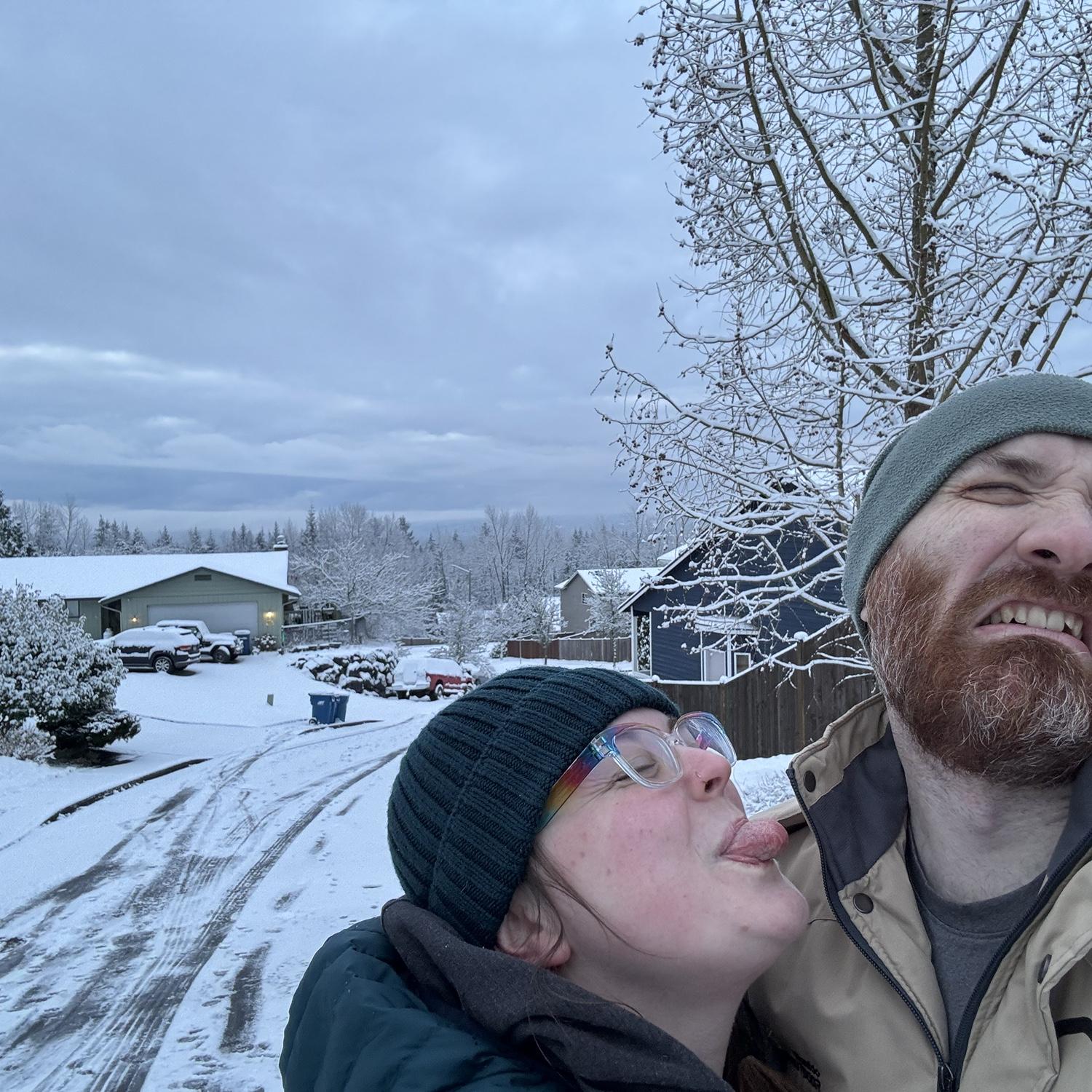 Snow day at home