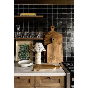 LARGE TEAK SERVING BOARD - J. Bennett Design