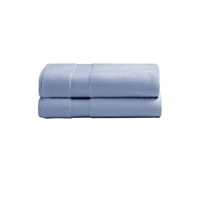 2pk Heritage American Bath Towel Set Blue - Charisma