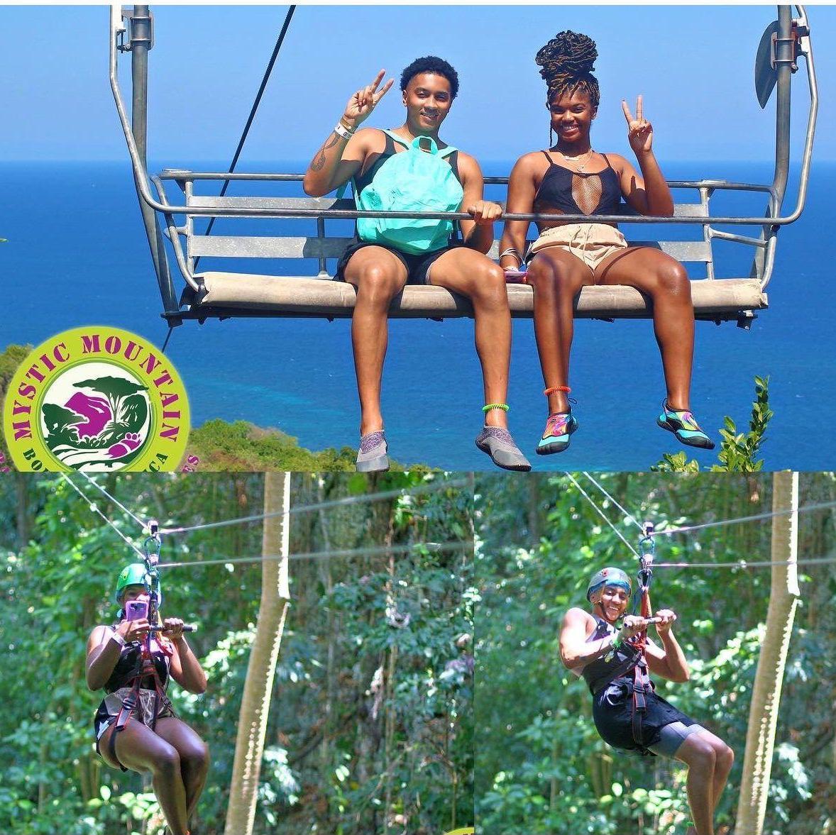 Ziplining in Jamaica