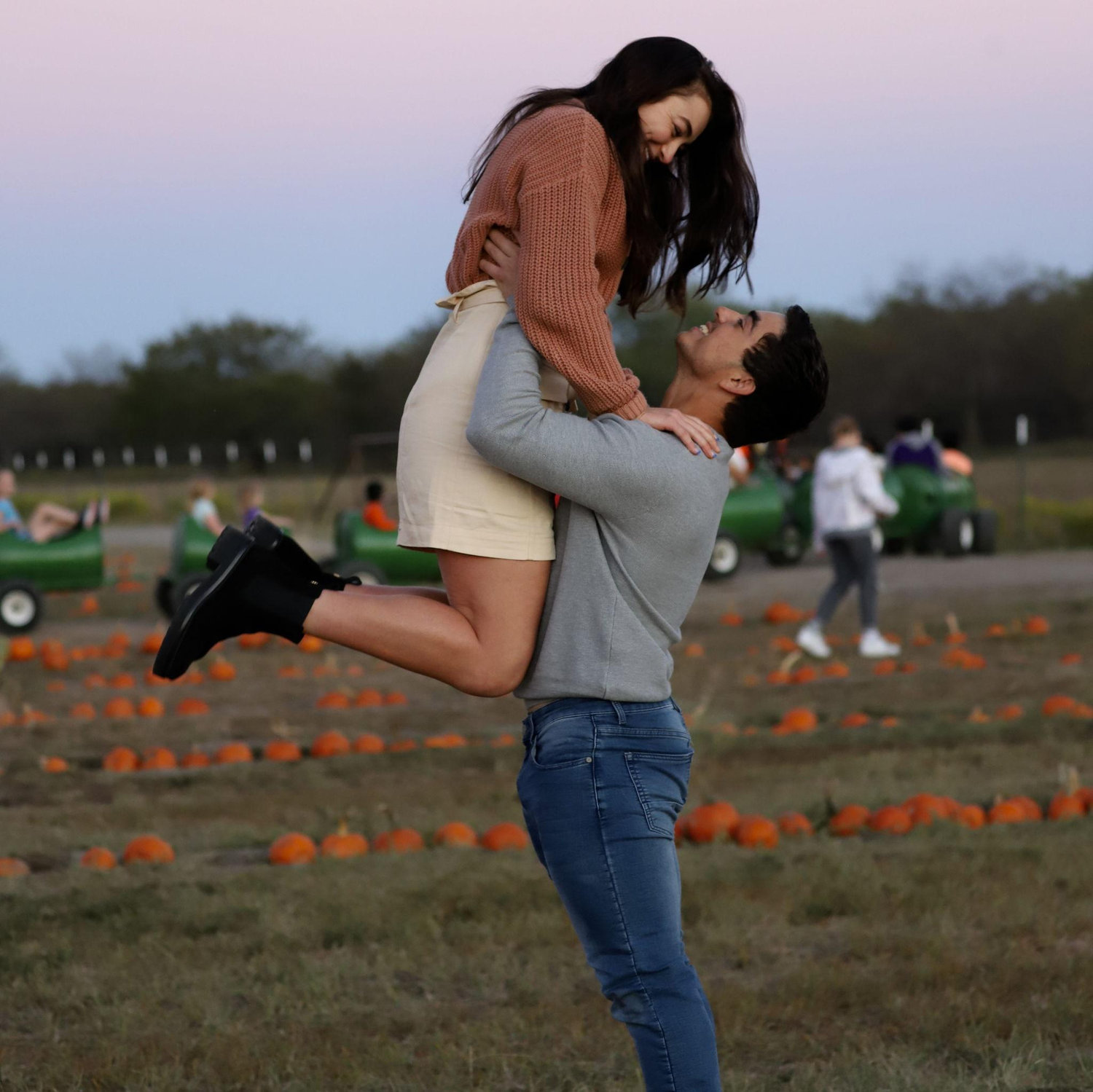 Our first pumpkin patch together!
