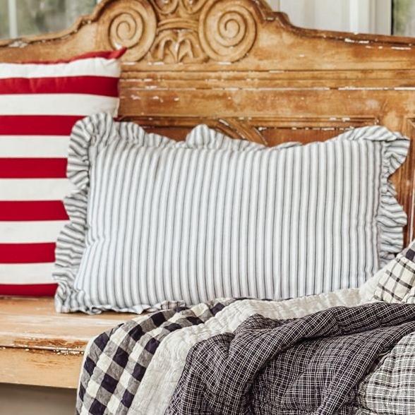 Striped pillow