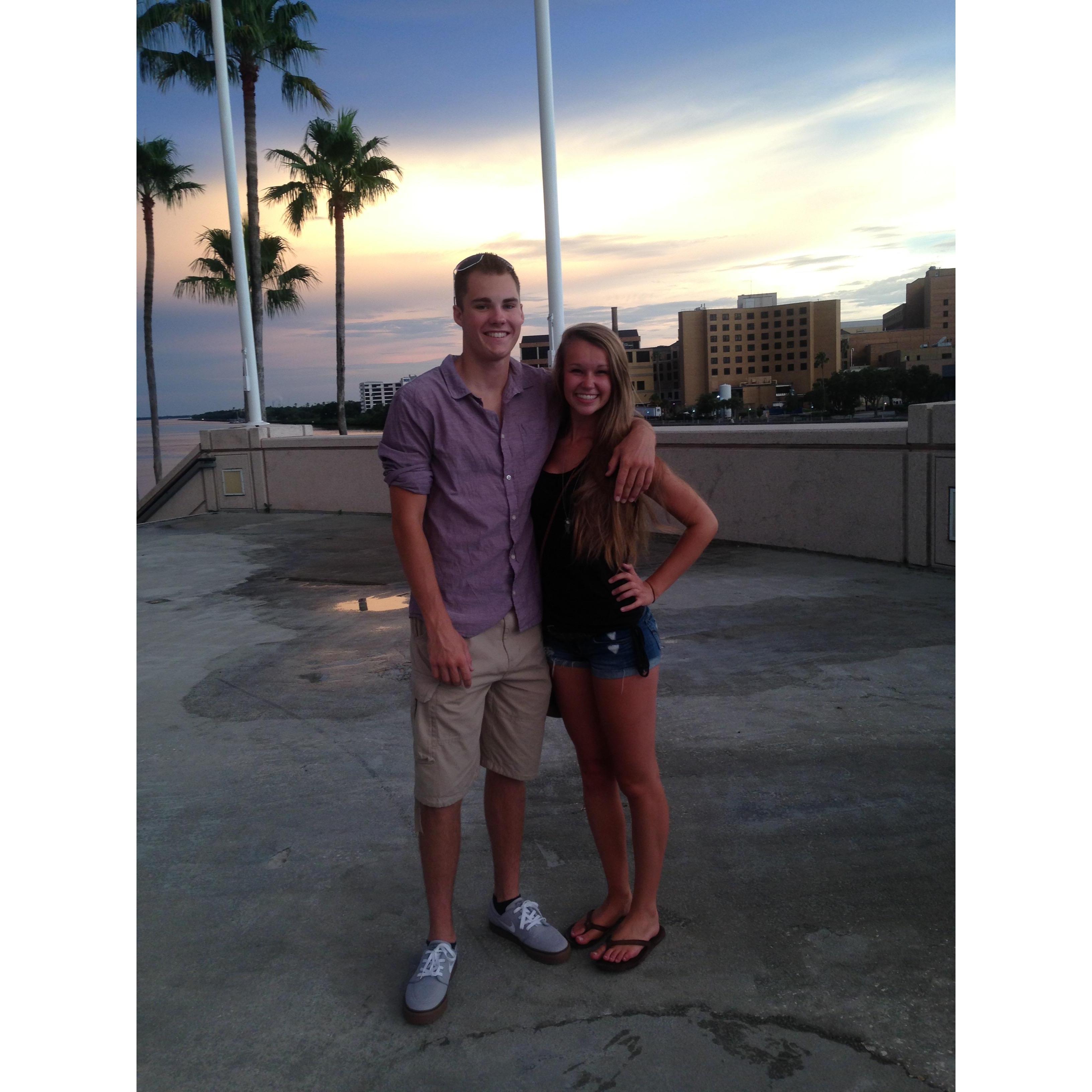 Senior trip to Tampa - little did we know we'd be calling it home 5 years later!