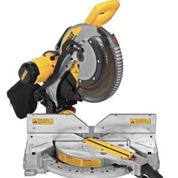 DEWALT 15 Amp Corded 12 in. Compound Double Bevel Miter Saw DWS716