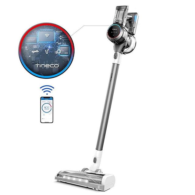 Tineco Smart Cordless Stick Vacuum, Pure ONE S11 Tango, 22KPA Strong Suction Ultra-Quiet Operation, Lightweight Handheld with LED Power Brush for Hard Floors Carpet Pet Hair