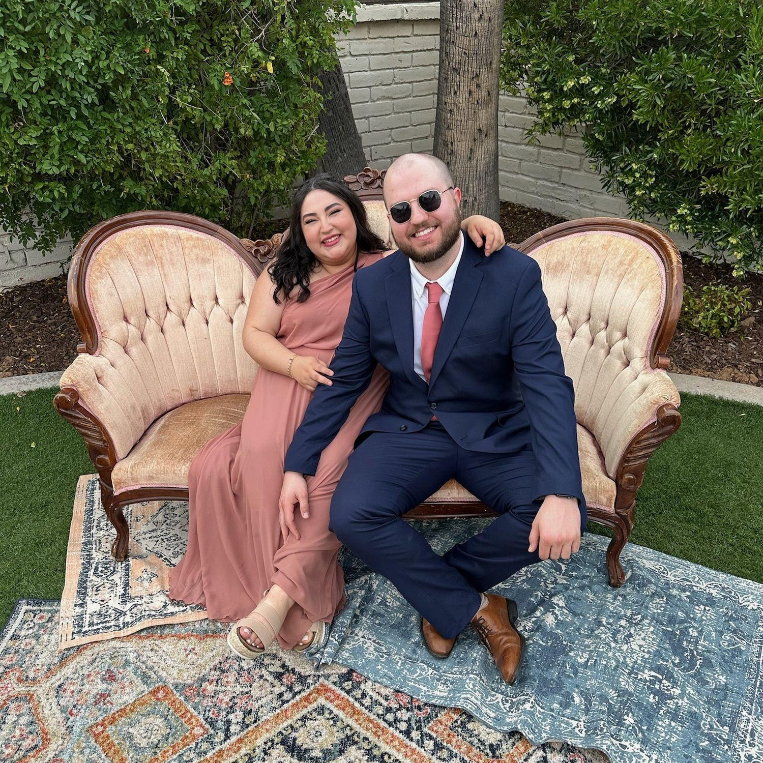Besties wedding in AZ! Our first wedding together and Sofia was a bridesmaid!