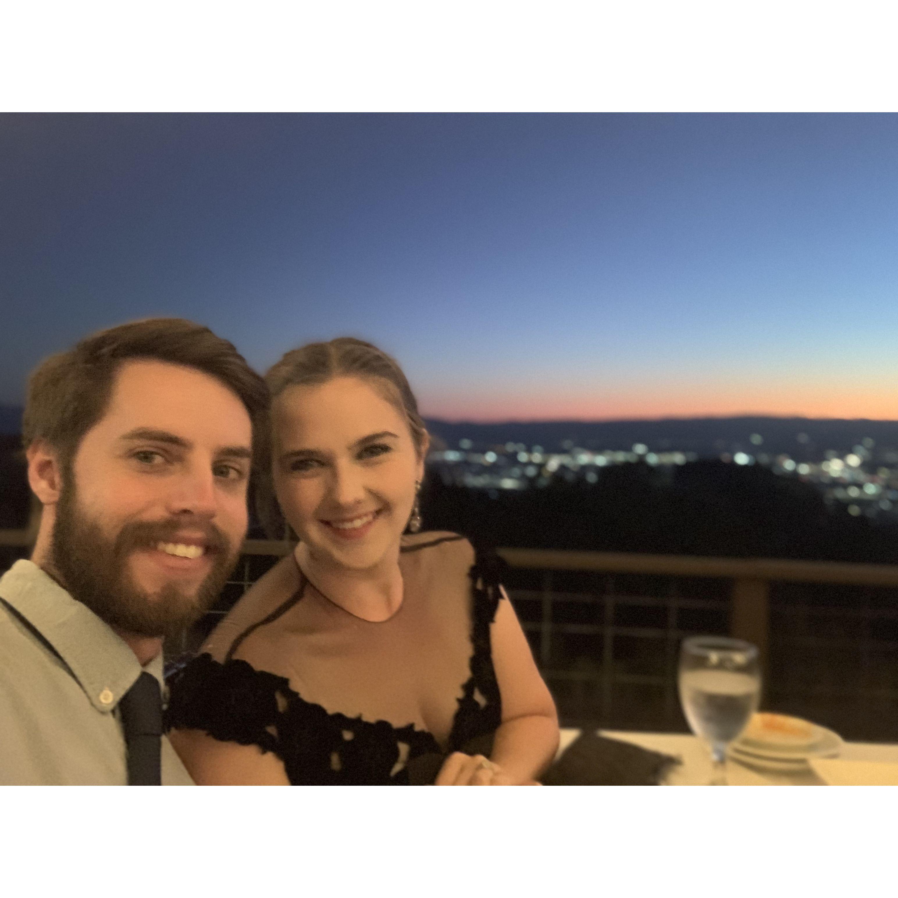 My beautiful birthday surprise dinner at the Grandview 