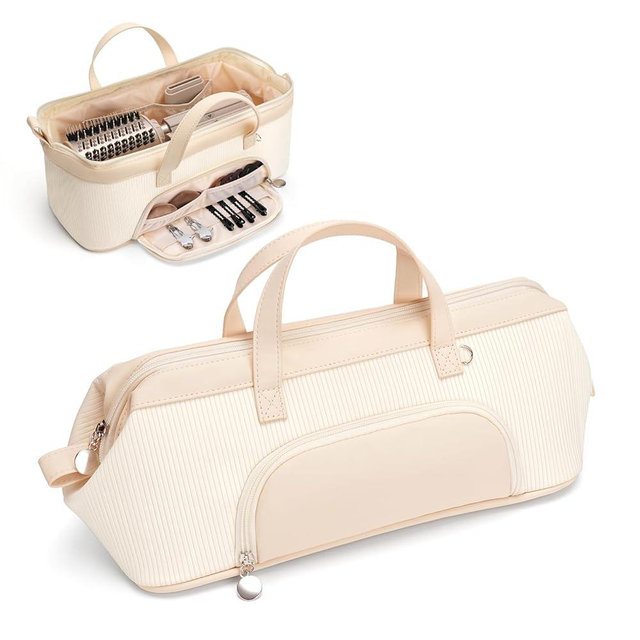 Lotour Hair Tools Travel Case Bag for Shark HD430 FlexStyle/Dyson Airwrap Hair Dryer, Portable Travel Storage Organizer for Hair Attachments Waterproof