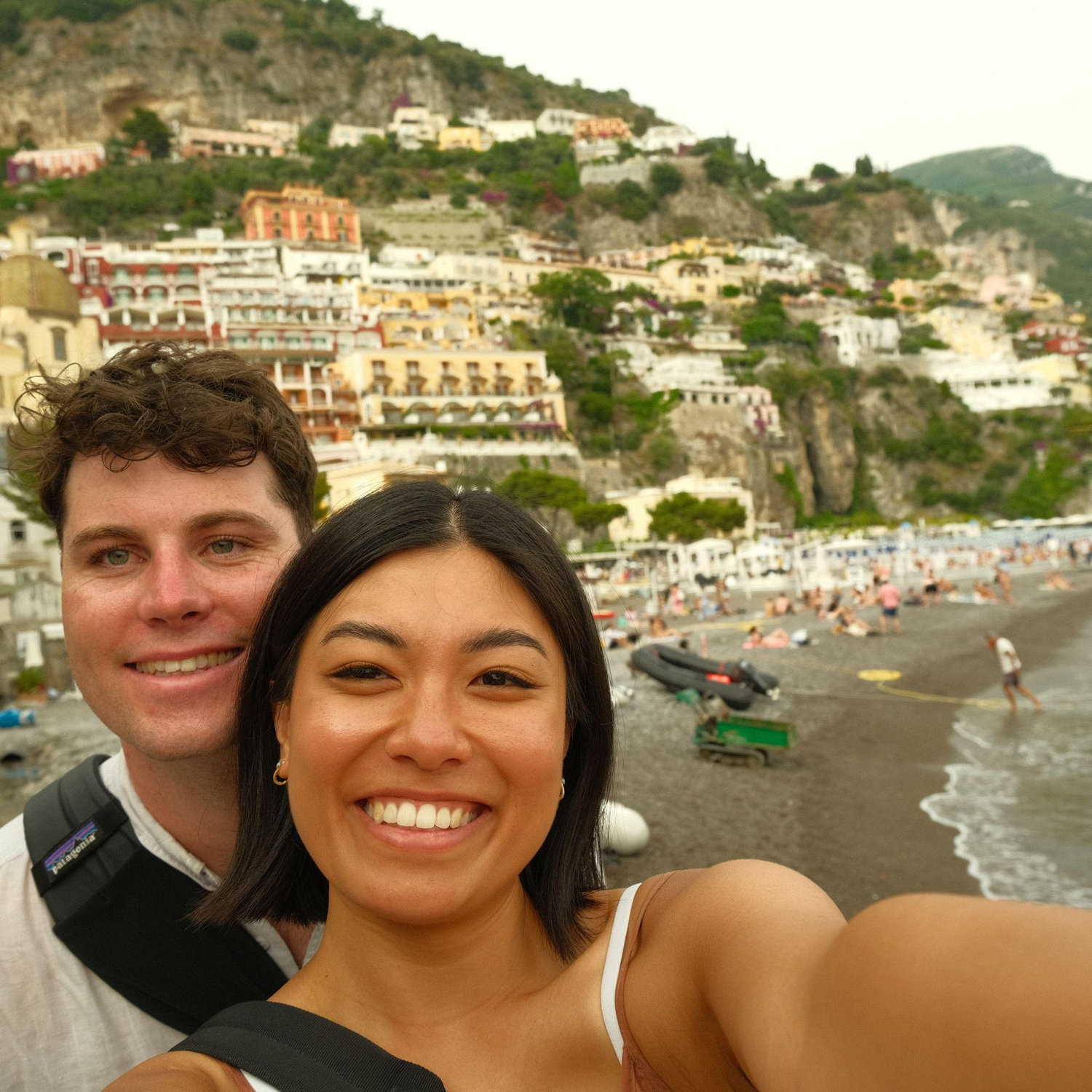 Moped riding on the Amalfi Coast