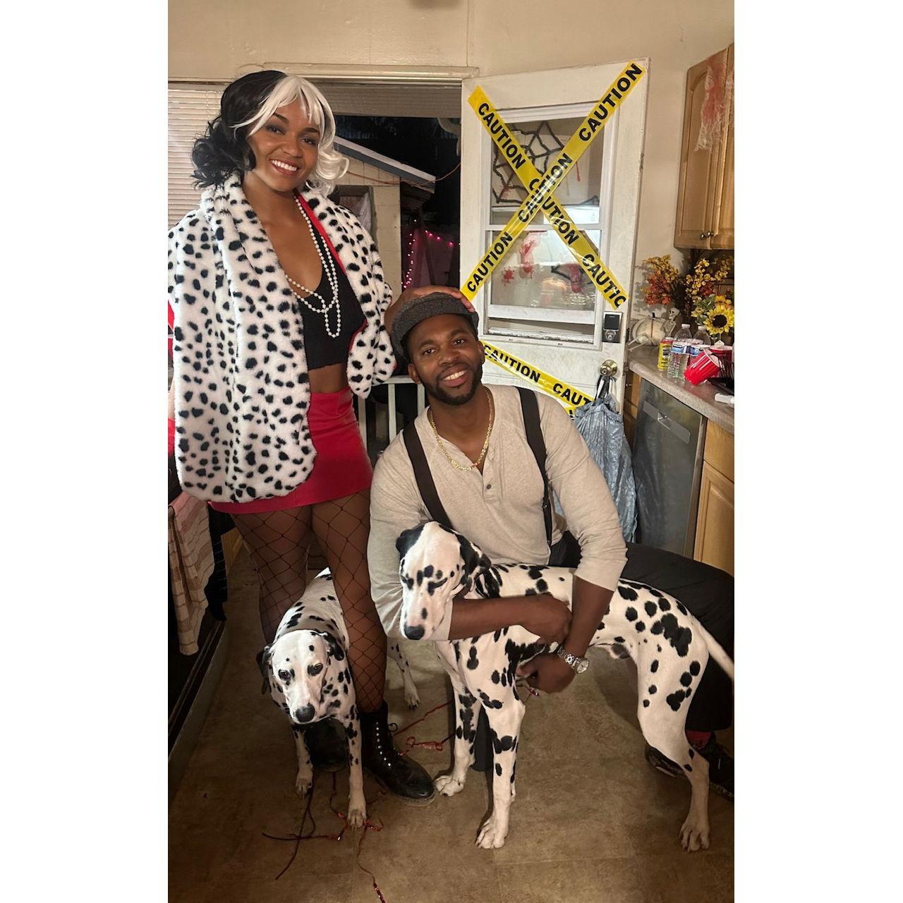 Halloween 2024 with the newest addition to our family, Whiskey!