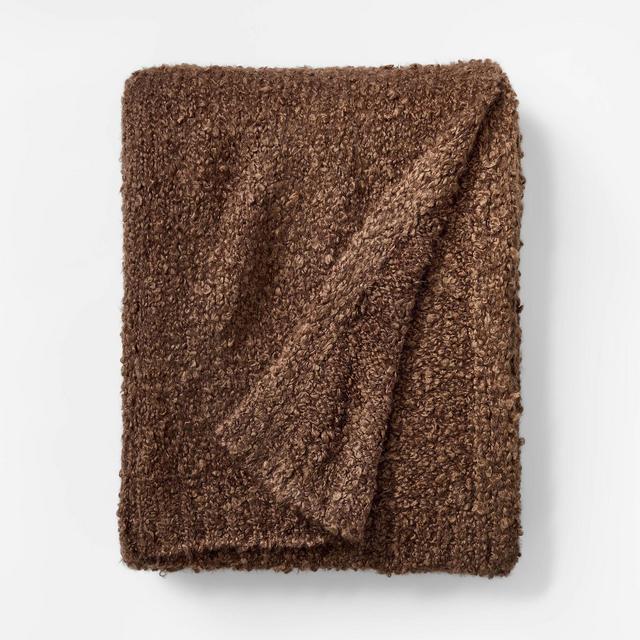 Boucle Throw Blanket - Threshold™ designed with Studio McGee: Midweight, Machine Washable, Acrylic & Wool Blend, 50x60"