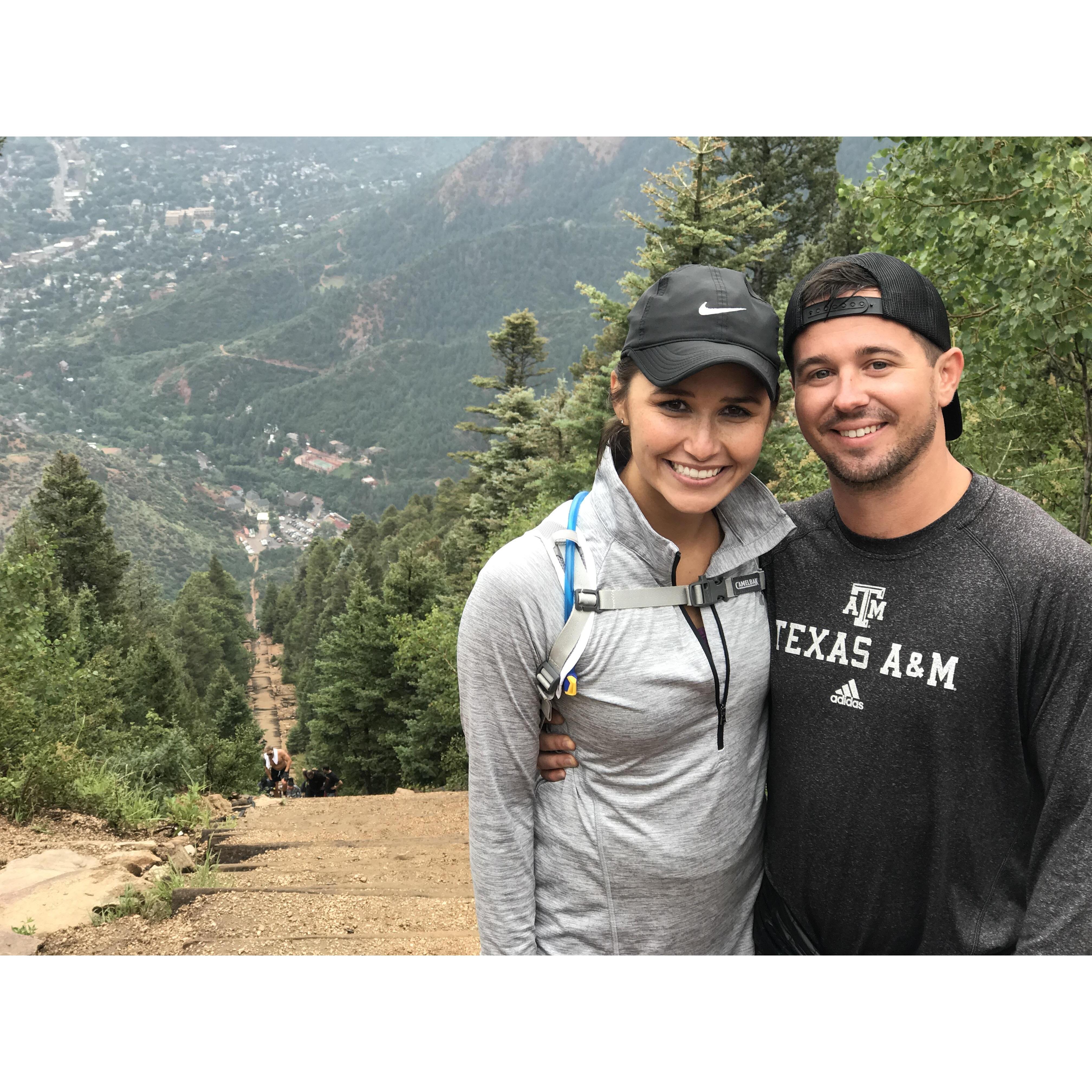 Our first of many adventures together!! Manitou Springs, CO