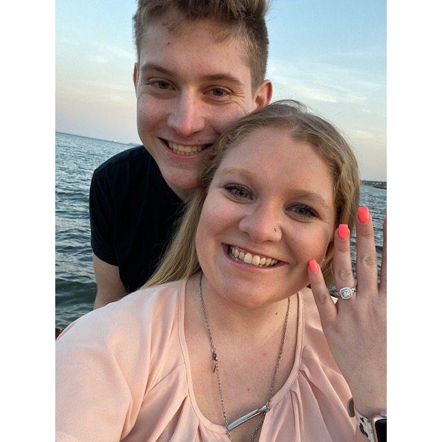 The day we got engaged!
