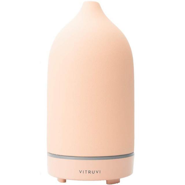 Vitruvi Stone Diffuser, Ceramic Ultrasonic Essential Oil Diffuser for Aromatherapy