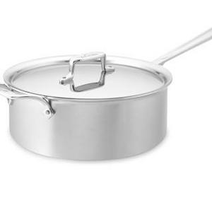 All-Clad d5 Brushed Stainless-Steel 6-Qt. Deep Sauté Pan