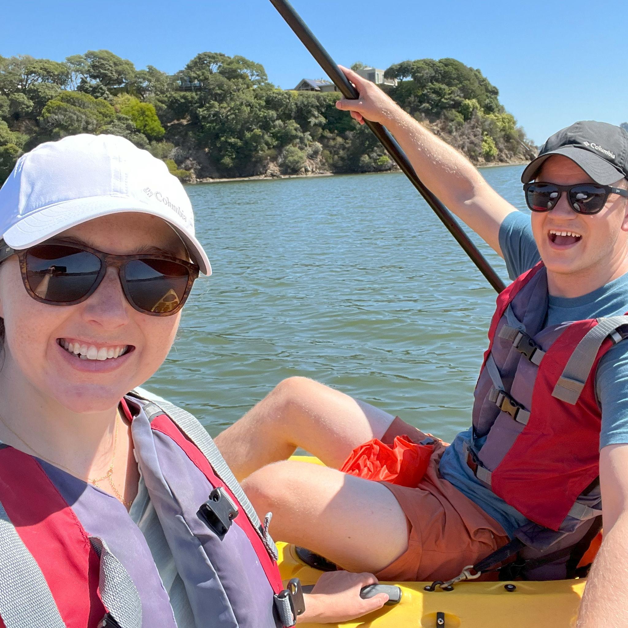 Kayaking on Richardson Bay