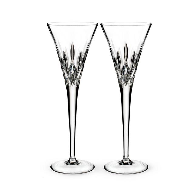 Waterford Lismore Pops Clear Toasting Flute, Set of 2