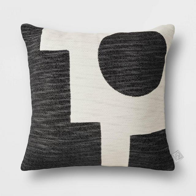 Outdoor Throw Pillow Woven Geo Neutrals - Project 62™