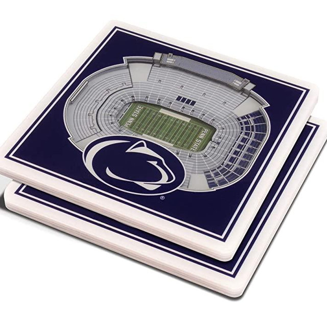 YouTheFan NCAA 3D StadiumView 4"x4" Coasters - Set of 2