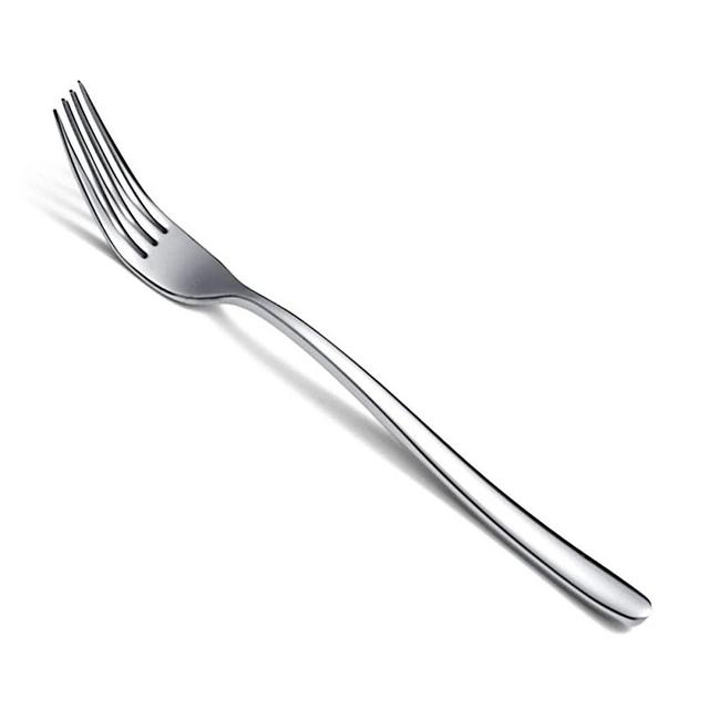 Dinner Forks 12 Pieces, Homquen Sturdy Stainless Steel 8.1" Modern Design Forks Set, Table Fork, Salad Fork With Smooth Edge Dishwasher Safe Easy to Clean