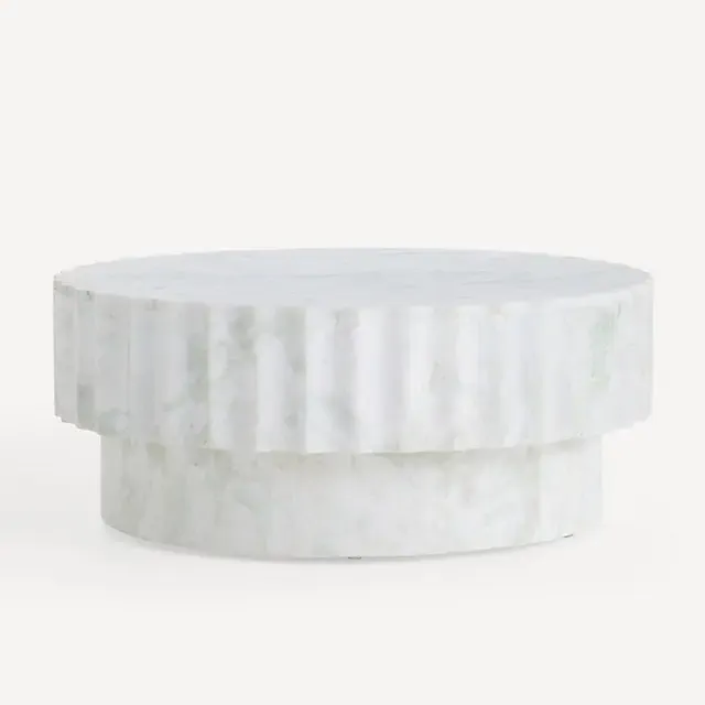 Jolie Marble Round 36" Coffee Table