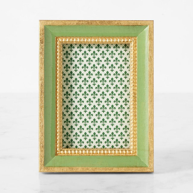 Florentine Wood Frames, 4" X 6", Green