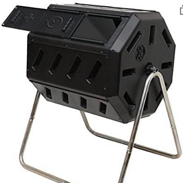 Dual Chamber Compost Tumbler
