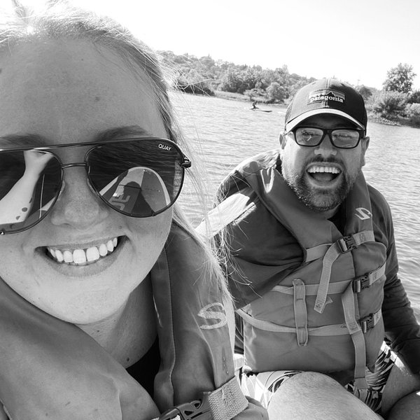 Paddleboarding on Lake Natoma