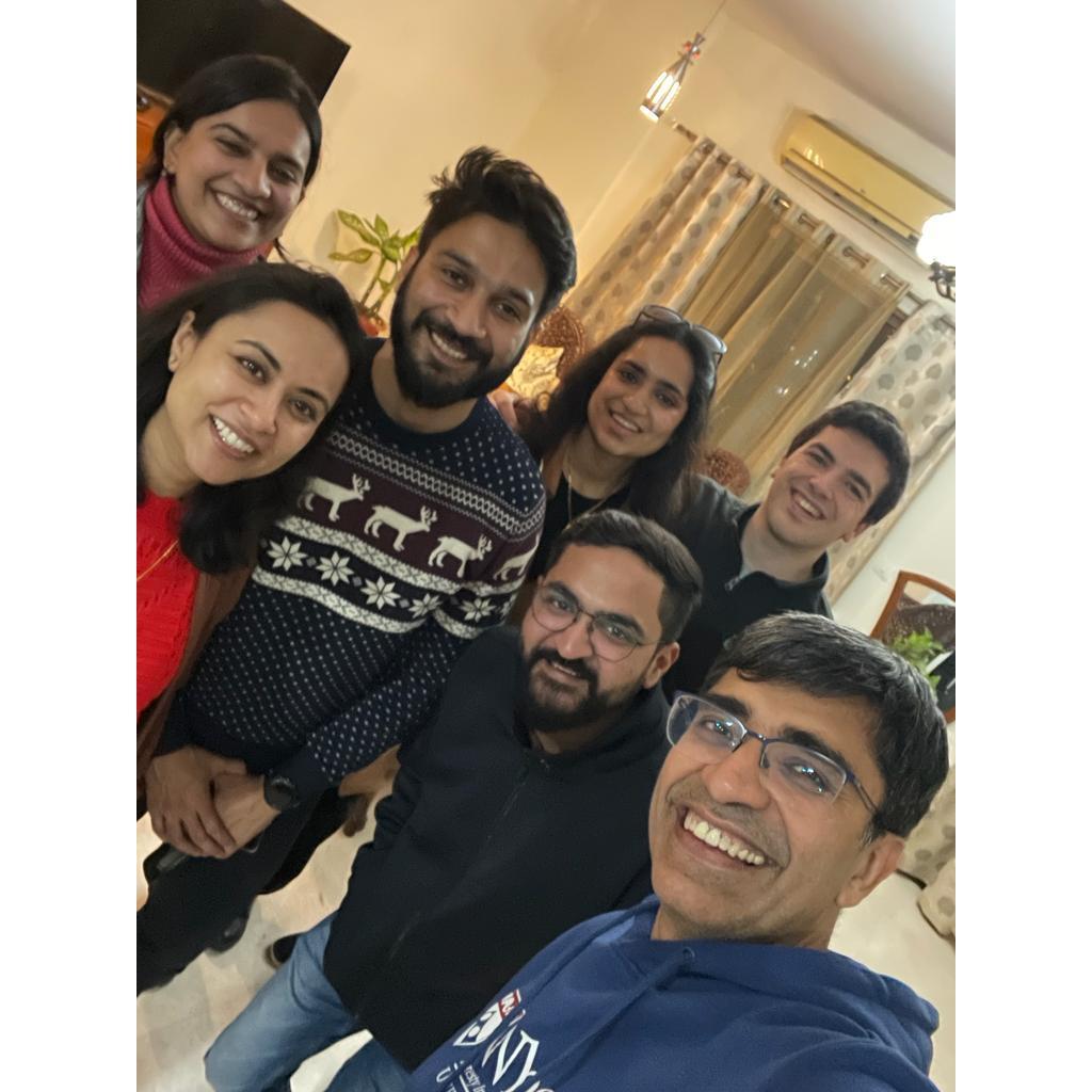 Hanging out with family in India