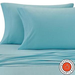 Pure Beech® Jersey Knit Modal Queen Sheet Set in Aqua
