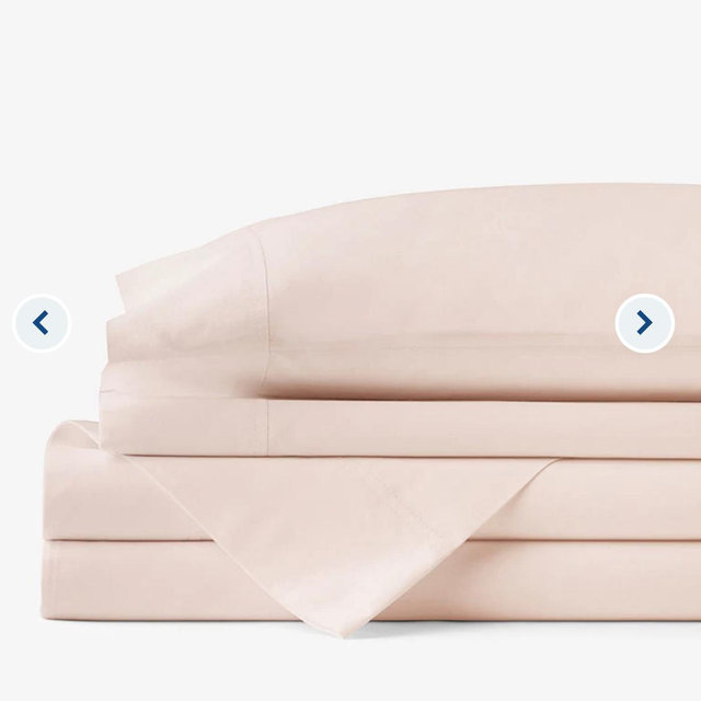 Classic Cool Cotton Percale Bed Sheet Set