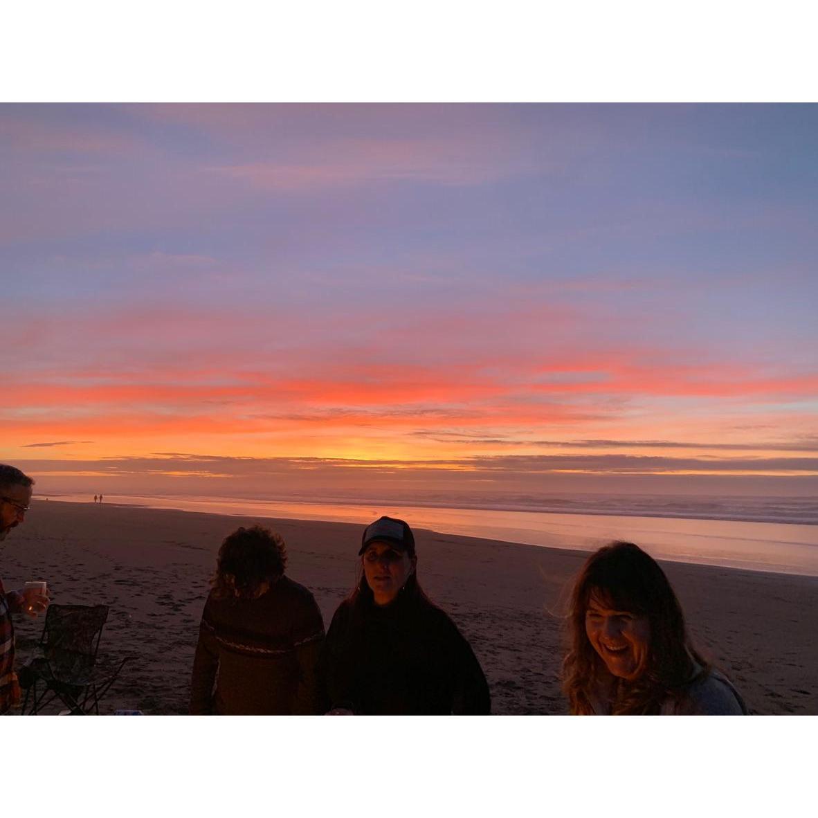 New Years sunset