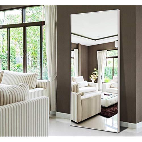 H&A 65"x24" Full Length Mirror Bedroom Floor Mirror Standing or Hanging (White)