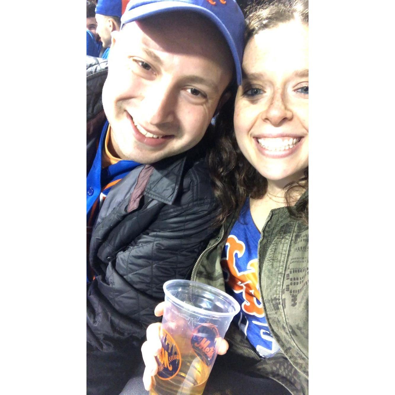 First Mets game together!