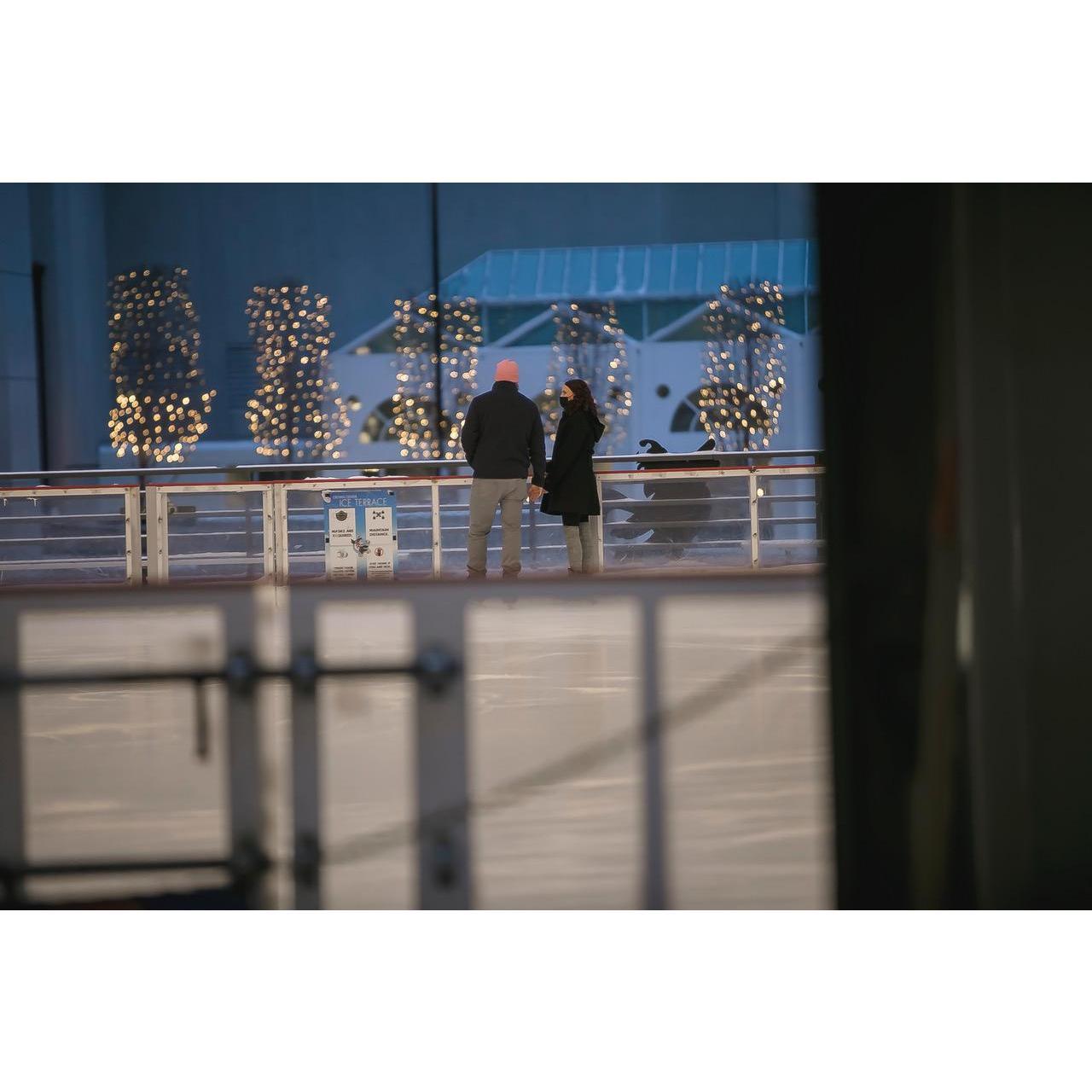 Christopher took me ice skating for our dating anniversary