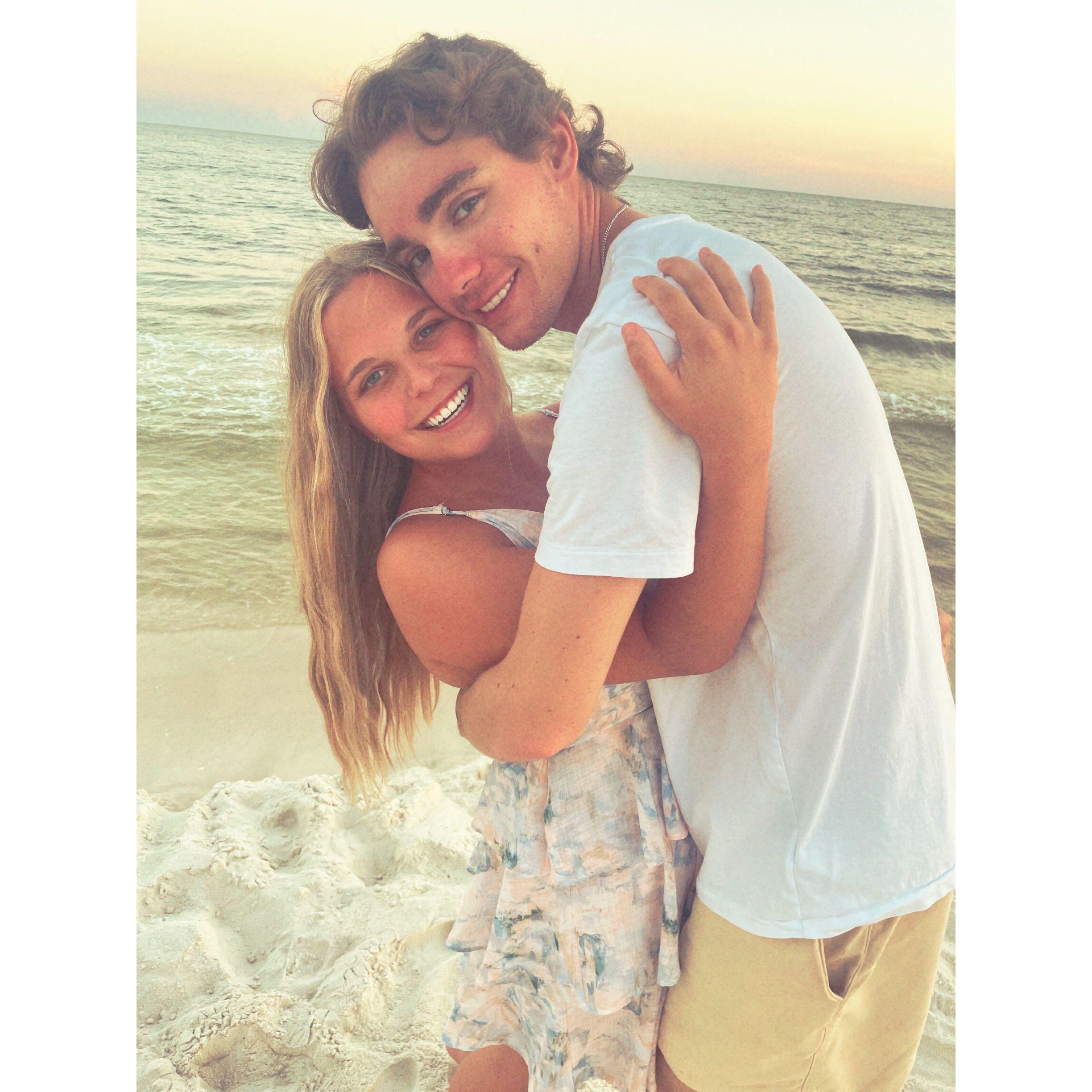 Our first beach trip <3