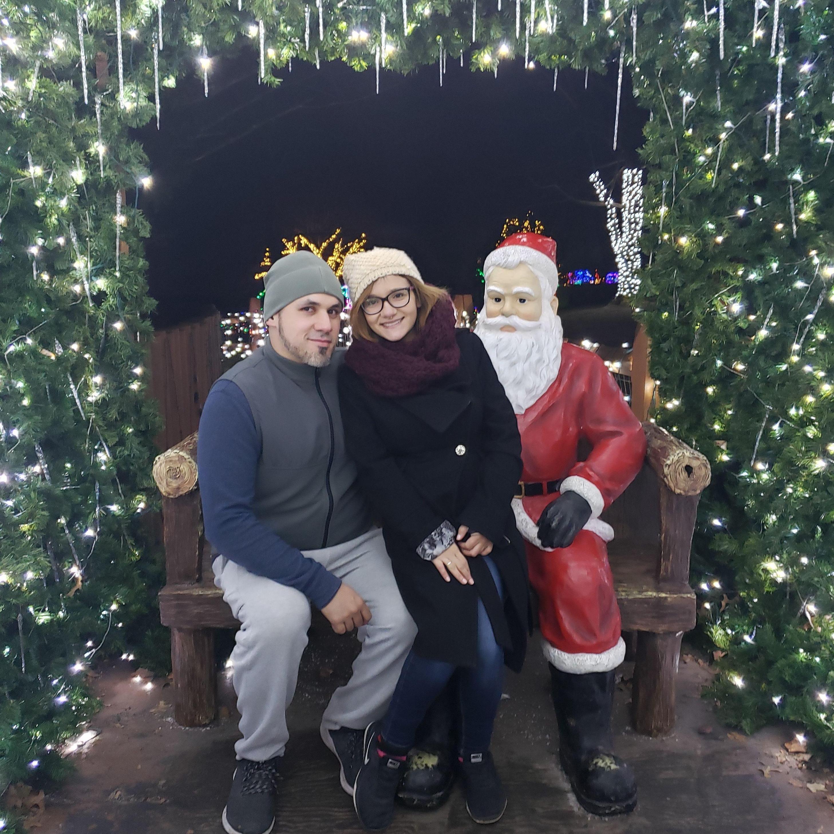 Our first Christmas together.