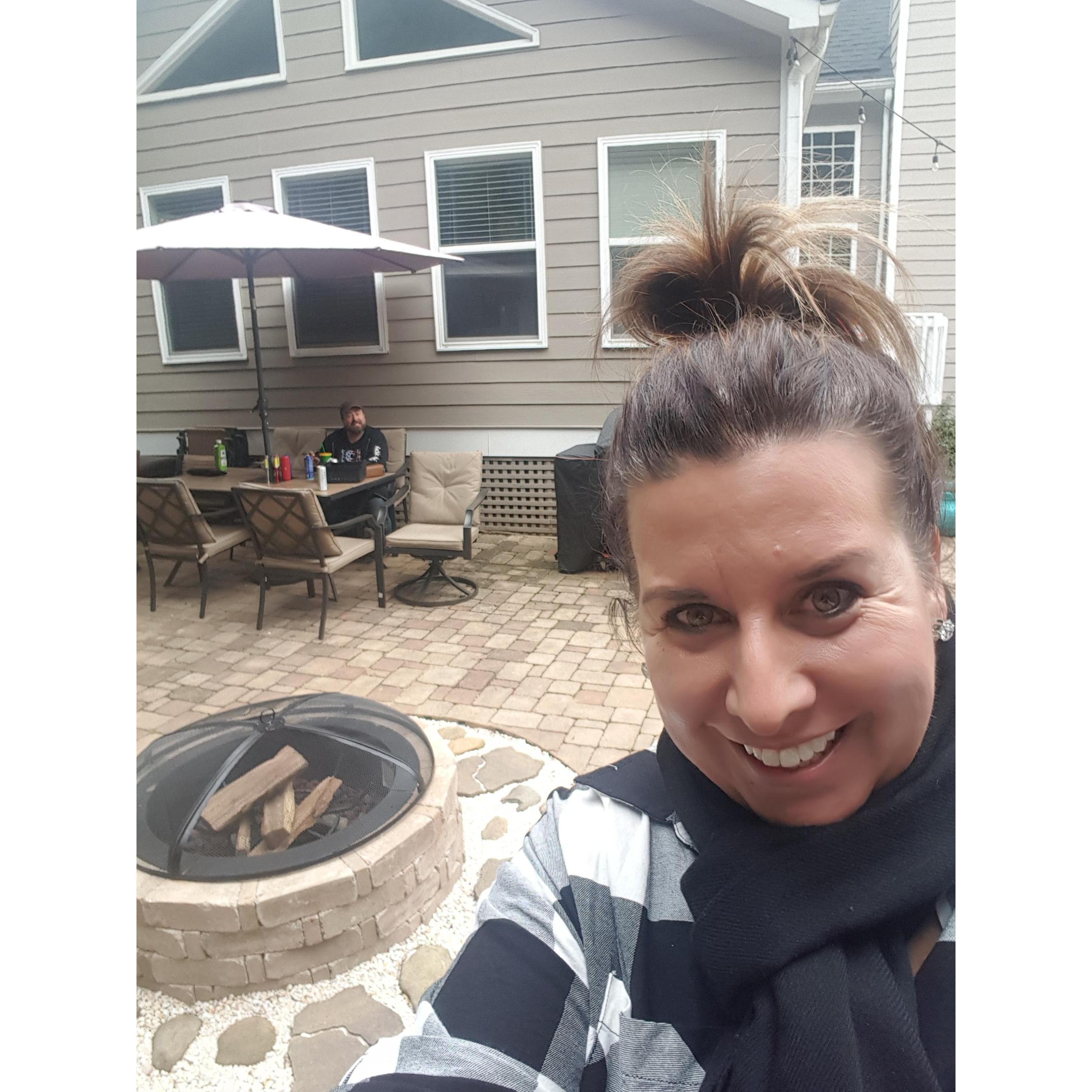 Our thing is sitting in the backyard and enjoying a cigar together. Talking about our day laughing at memes on Facebook or just sitting in silence enjoying the time together.
