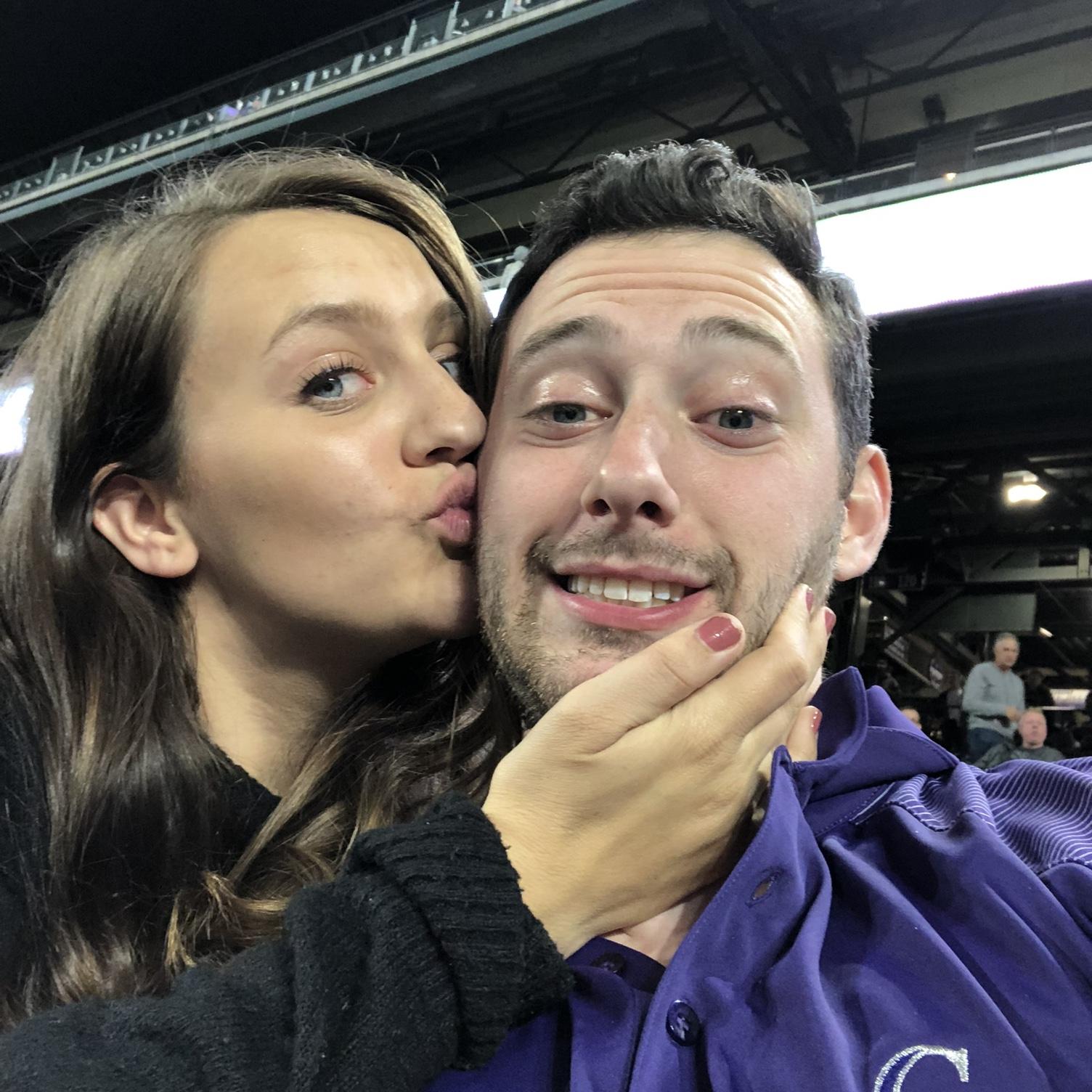 For Valentine’s Day in 2019, Kyle for Amber ‘season tickets’ to the Rockies.. this was one of the MANY games we attended that season.