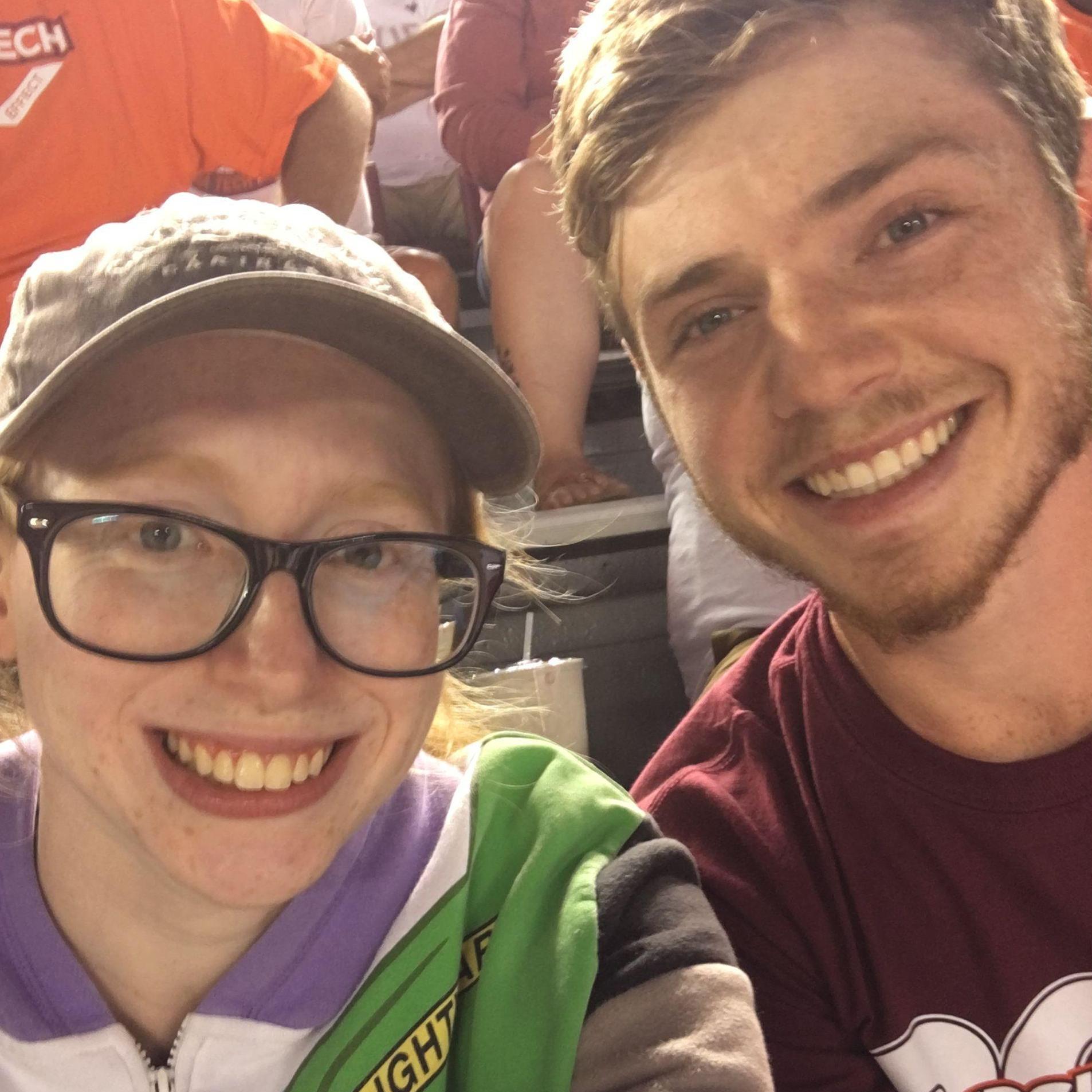 First VT football game together!