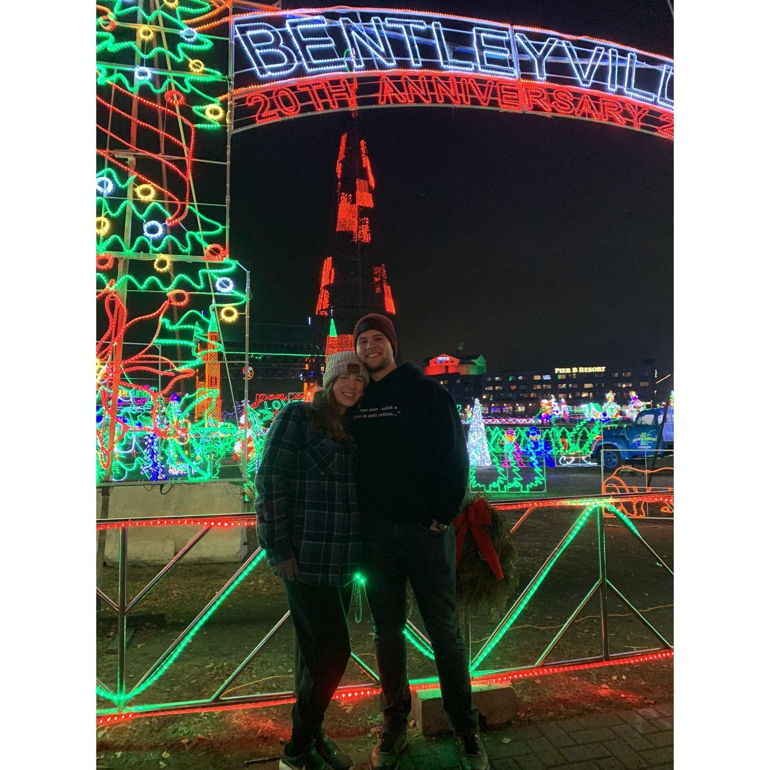 Seth and Ellie drove up to Bentlyville on a weeknight. Good thing Seth likes to drive!